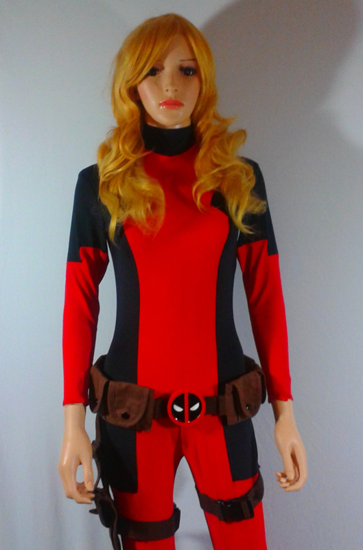 Deadpool Cosplay Costume Catsuit For Halloween 15070271
